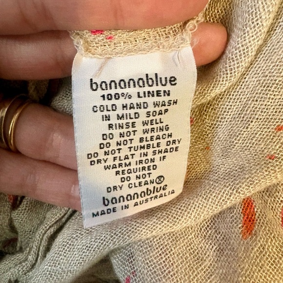 BANANA BLUE Bright Flax Mesh Splash Duster Coat - Picture 10 of 10